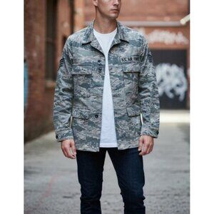 U.S. Air Force Digital Camouflage Military Uniform Jacket Size 34S